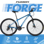 Fusion Forge 24-Speed Shimano Mountain Bike in Matte Blue