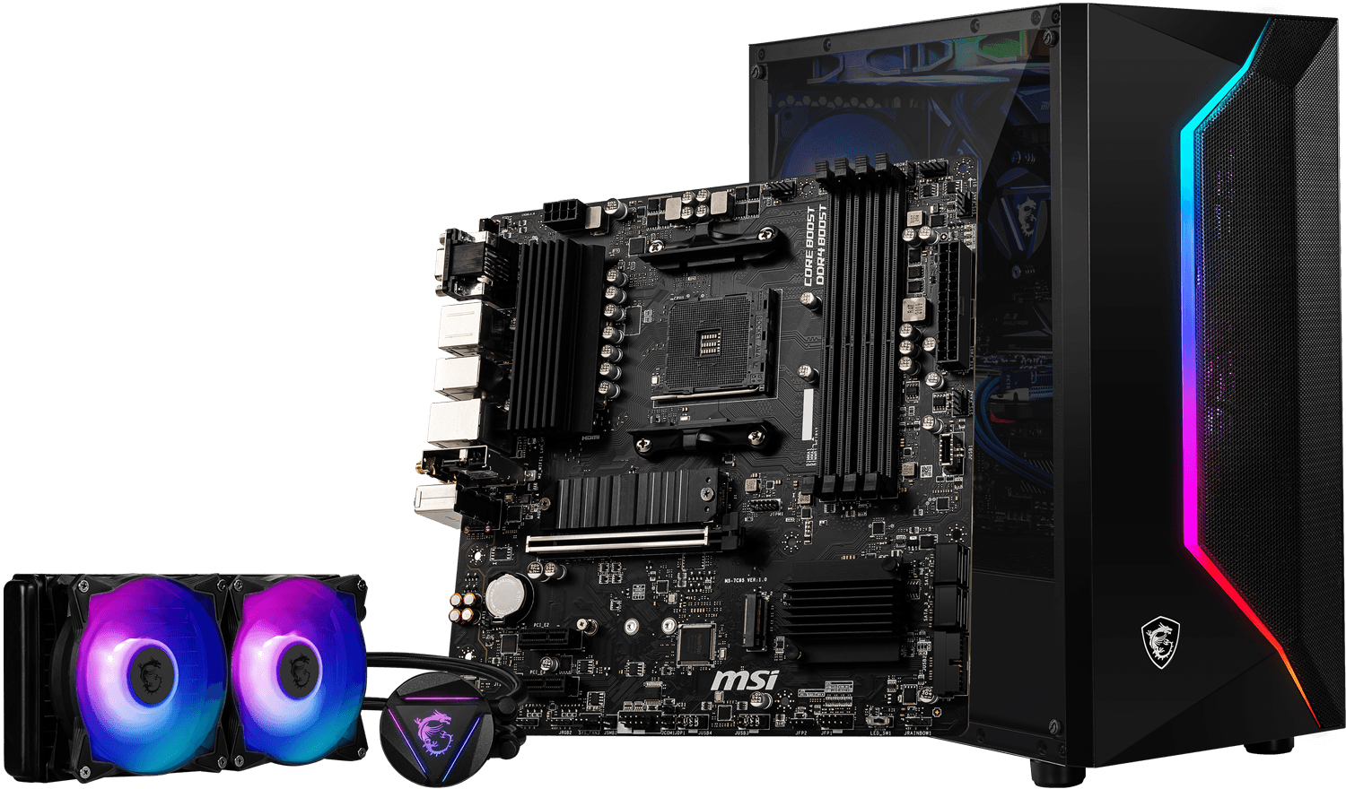 MSI PRO B550M PRO-VDH WIFI AM4 AMD B550 SATA 6Gb/s Micro ATX AMD Motherboard
