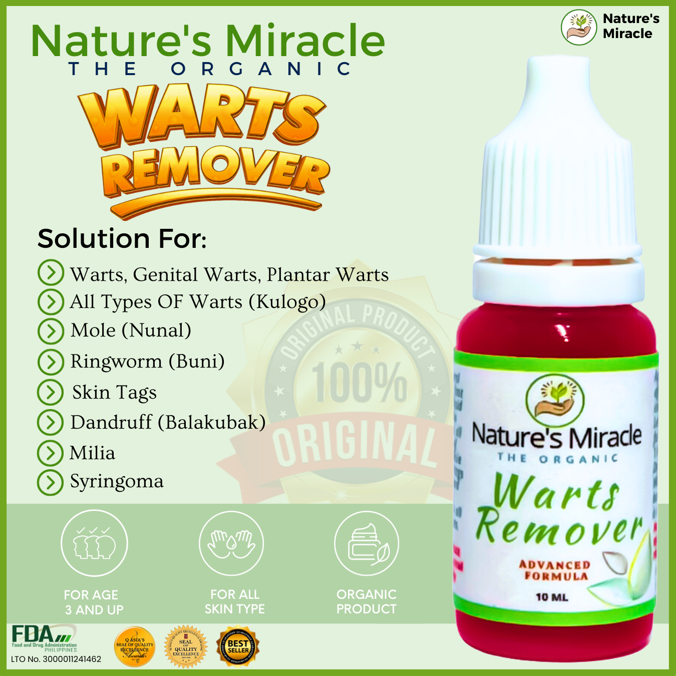 Shop Miracle Organic Mole Remover with great discounts and prices online -  Jan 2024