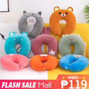 "Plush U-shaped Neck Pillow for Travel and Office"