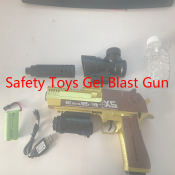 Desert Eagle Gel Ball Blast Gun Rechargeable Battery Safe Toy Gun for Ages 10+