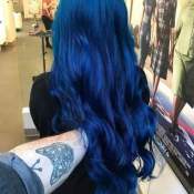 blue hair color