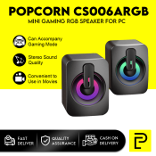 RGB Desktop Surround Stereo Computer Speaker - Popcorn