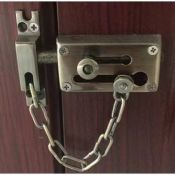 metal door chain guard bolt lock