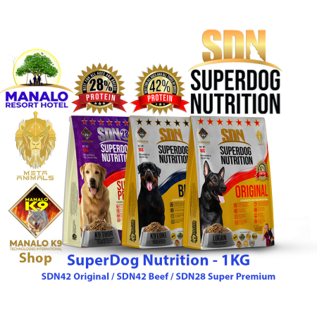 SUPERDOG NUTRITION - Original, Beef, Super Premium Dog Food