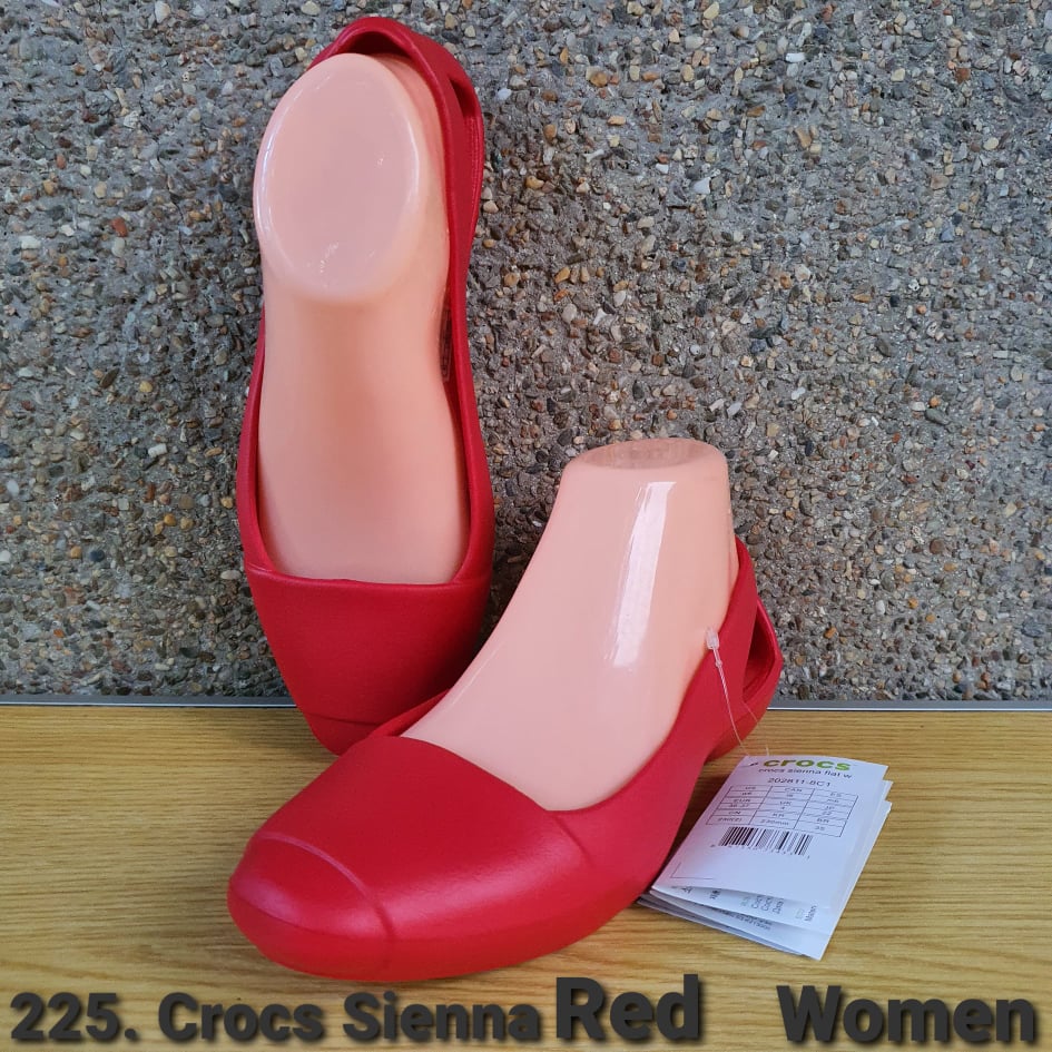 ONHAND Crocs 225. Crocs Sienna Red Sloane II 100% Authentic | Lazada PH