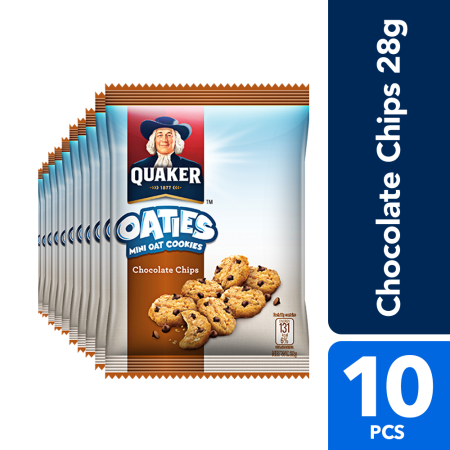 Quaker Oaties Chocolate Chips 28g