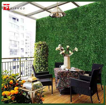 Milan Grass Mat Wall Decor - Artificial 40x60cm Hedge