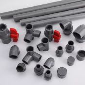 Wholesale PVC Gray Water Pipe Fittings, Various Types and Sizes