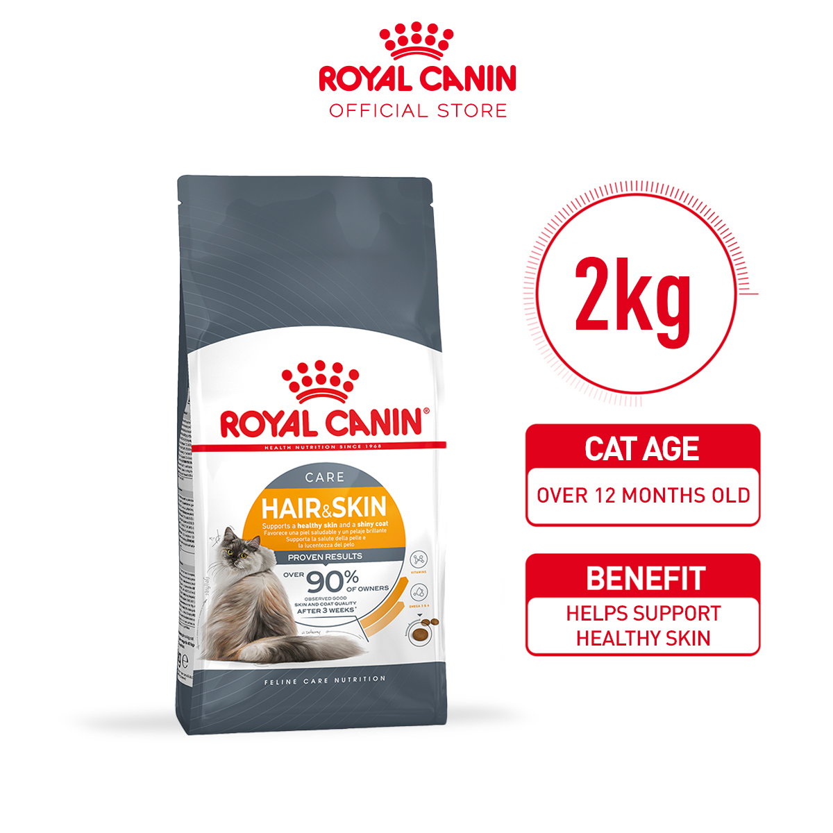 Royal canin hair and skin store for kitten