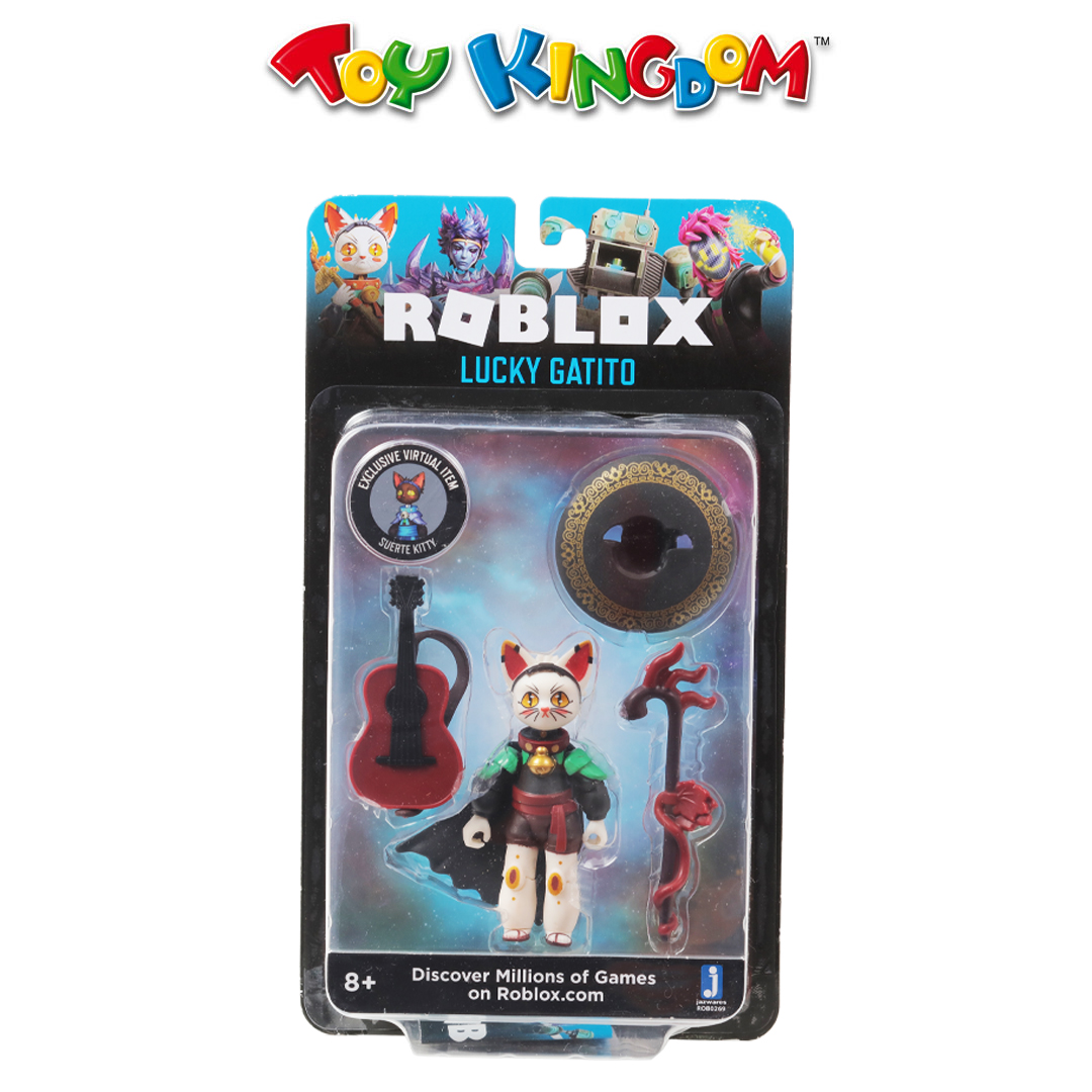 Roblox Lucky Gatito Figure For Boys Toy Kingdom - lucky gatito roblox toy code