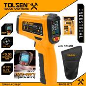 Tolsen Infrared Laser Thermometer with LCD Color Display (CE Approved)