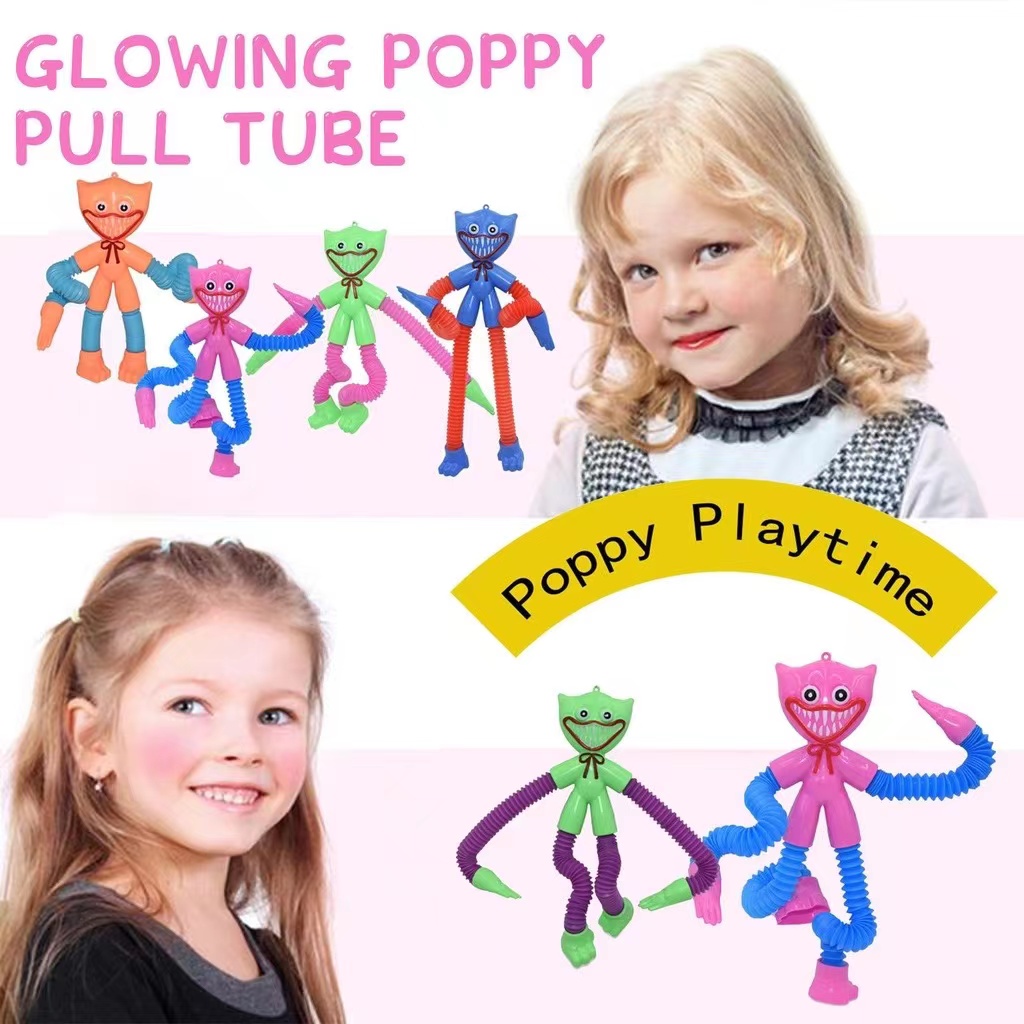 Huggy Wuggy Toys Play Time Pop Fidget Tube Poppy Game For Kids