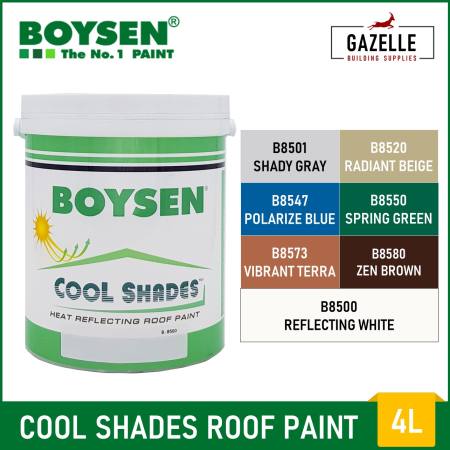 Boysen Cool Shades Roof Paint - 4L