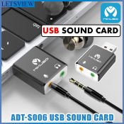 Letsview MIKUSO ADT-S006 7.1 USB Sound Card