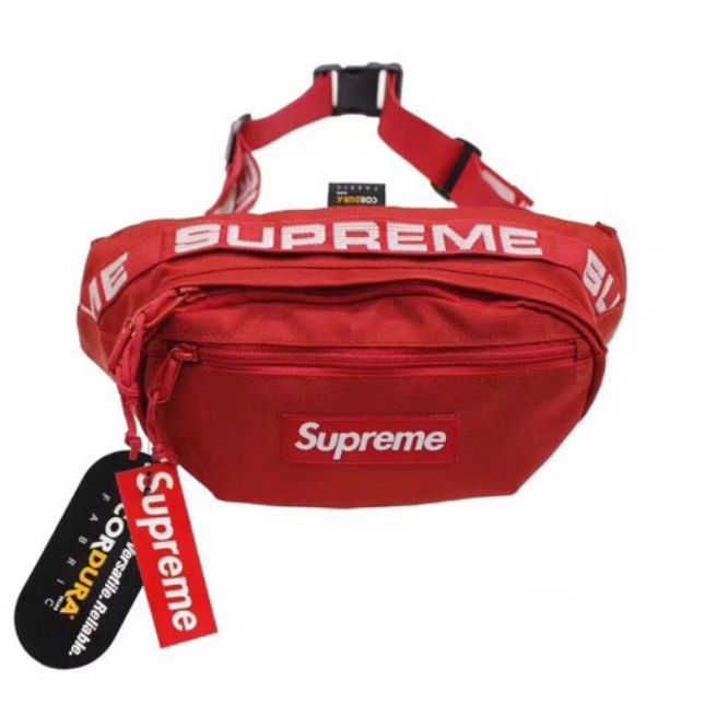 Supreme Backpack Travel Bag Fashion Waist Korean Style Disco