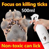 Tick and flea killer spray for dogs and cats, 500ml