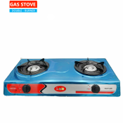 Heavy Duty Double Burner Gas Stove  Stainless Body