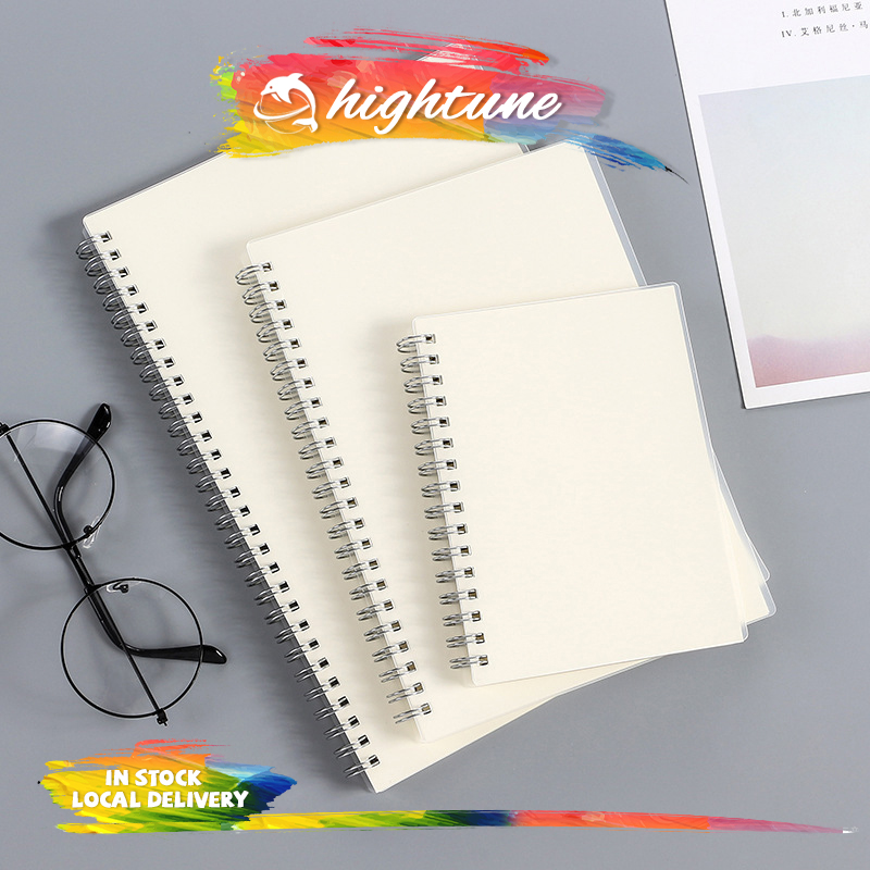 Hightune Muji Spiral Notebook for Students - A5/B5/A6 Sizes