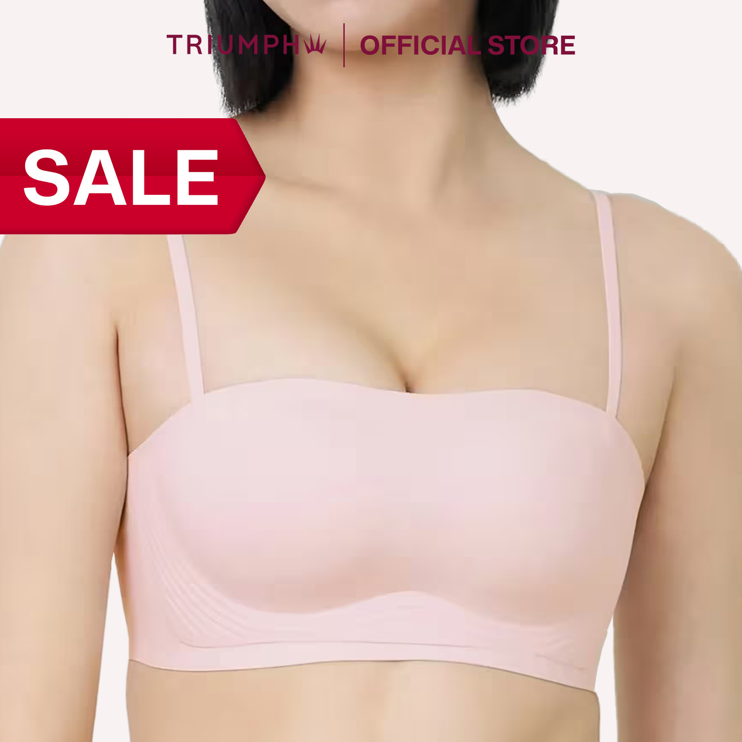 Triumph Zone Easy Detachable Non Wired Padded Bra for Women