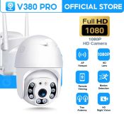 V380 Pro Outdoor Waterproof CCTV Camera with PTZ Control