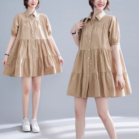 Bestseller Korean plain High Quality polo dress