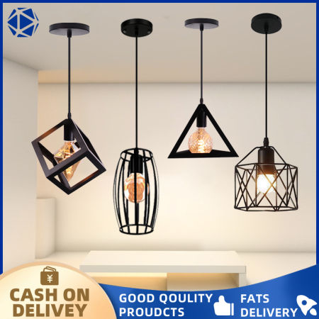 Retro Industrial Lantern Pendant Light for Restaurant Kitchen, BrandName