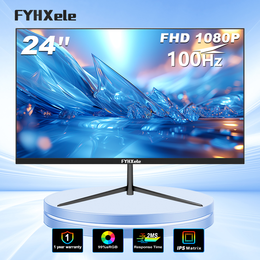 FYHXele 19-27" IPS Full HD Gaming Monitor, HDMI Support