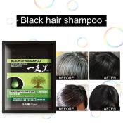 YAGUAN Herbal Hair Dye Shampoo - 5 Minute Black Hair