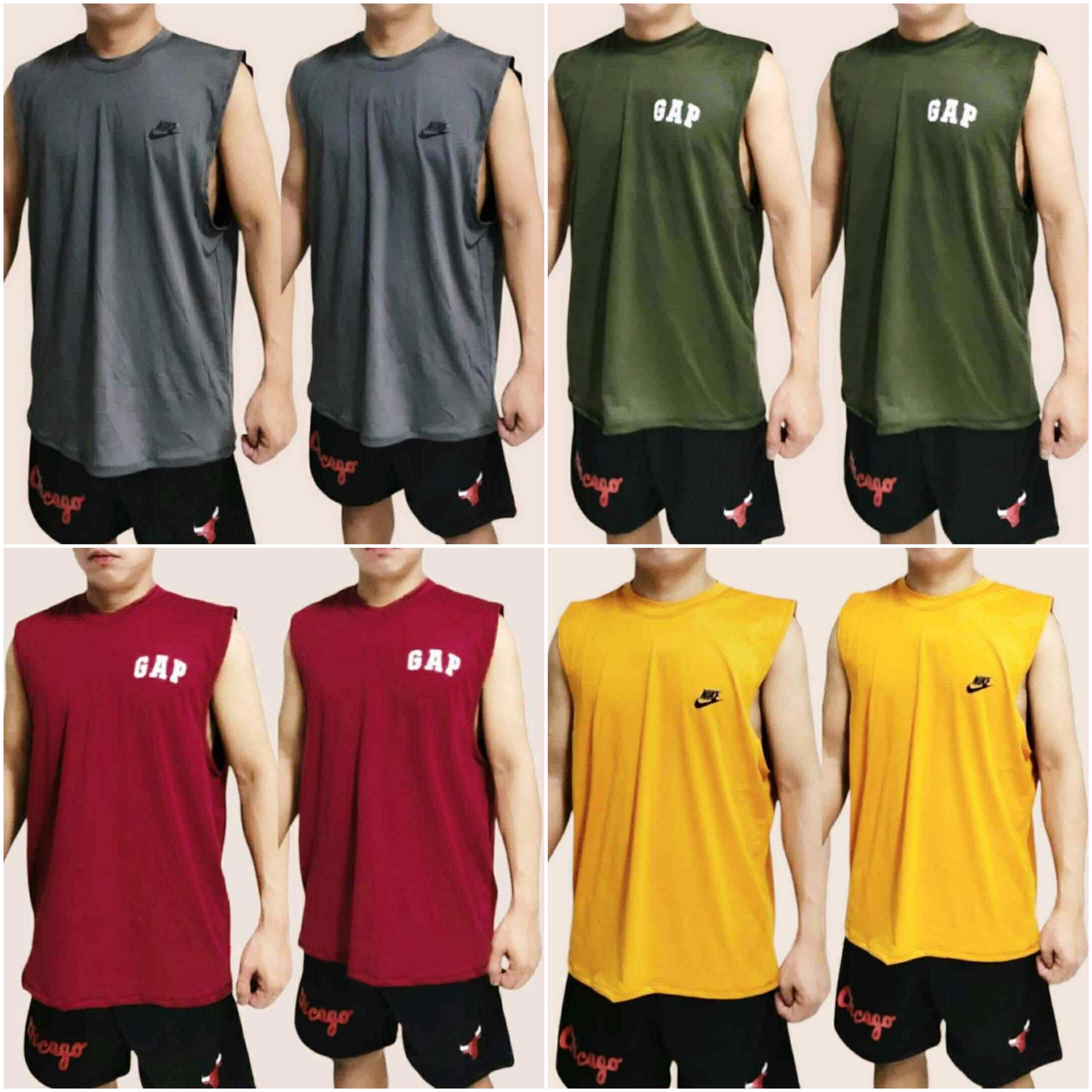 3PCS ASSORTED MUSCLE TEE FOR MEN