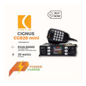 CIGNUS CG-828 MINI Dual Band Mobile Base Radio *NEW VERSION