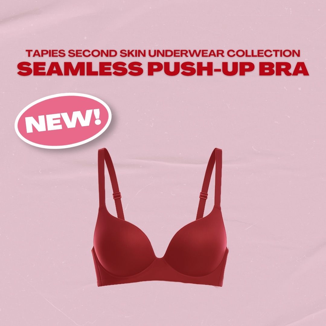 Tapies Second Skin Underwear Collection, Seamless Push-up Bra [Wireless Bra]