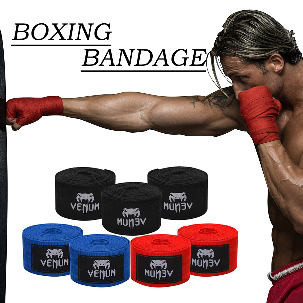 Wrist Support Cotton Bandages Perfect for Boxing Sparring Muay Thai Karate Martial Arts & Fitness SPARBAR® Compression Boxing Hand Wraps Inner Gloves Bandages for Punching Multi Colours 