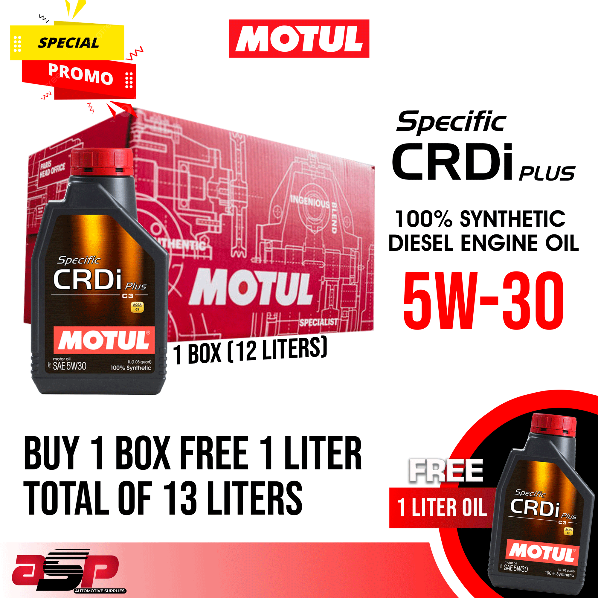 MOTUL SPECIFIC CRDI+ 5W-30 VL - Motul