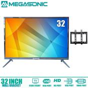 MEGASONIC 32 Inch LED TV with Free Wall Bracket