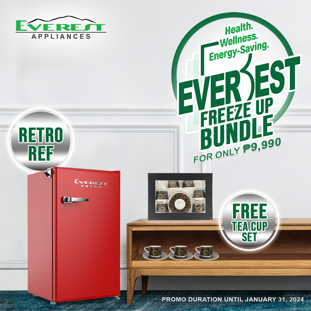 EVEREST Retro Refrigerator 3.6 cu. ft.  - ETPR125RE