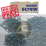 AC GLASS: METAL SCREW per Gross