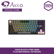 Akko Black & Pink 3084B Plus Mechanical Keyboard