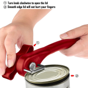 Heavy Duty Stainless Steel Manual Can Opener - Japan Made