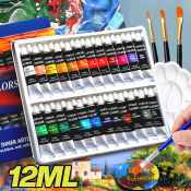 Artistro Acrylic Paint Set, 12/18/24/36 Colors, DIY Wall Painting