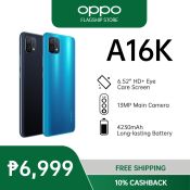 OPPO A16K Sleek Design Smartphone with Long Battery Life