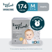 RASCAL + FRIENDS Medium Diaper Pants Super Jumbo Box - 58 pcs