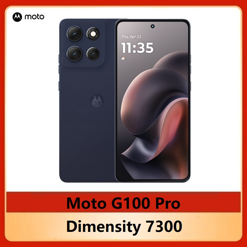 Motorola Moto G100 Pro 5G Mobile Phone 6.7 inches pOLED 120Hz Dimensity 7300 6720mAh Battery 30W FlashCharge