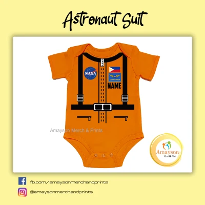 Amayson Astronaut Suit Theme Baby Onesie (2)