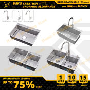 High-Quality Stainless Steel Kitchen Sink Set with Faucet - OEM