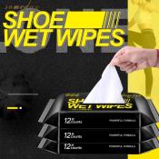 KS Sneaker Wipes: Premium White Shoe Cleaning Care (30pcs)