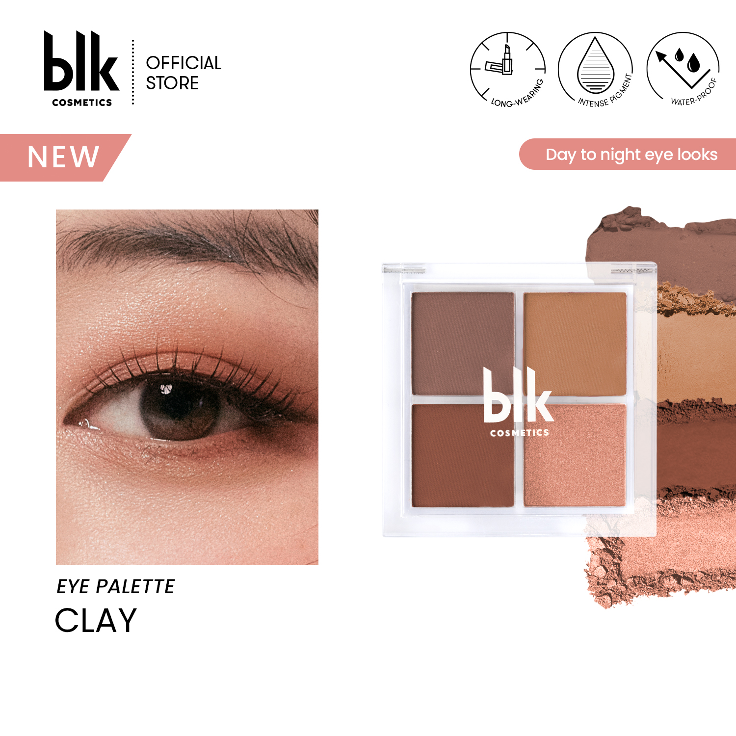 Discount on Blk Cosmetics  shoes - SKU: Blk Cosmetics Daydream Eyeshadow Palette Clay