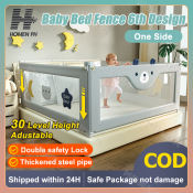 Adjustable Height Baby Bed Fence - Brand Name (if available)