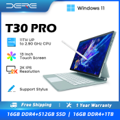 DERE T30 PRO 2-in-1 Laptop: High Performance for Work/Study/Video