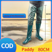 Non-slip Fishing Rain Boots with Extended Tube Wading Pants